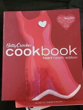 3 Pc Set Betty Crocker Cookbook Heart Health Edition & 2 Americas Test Kitchen
